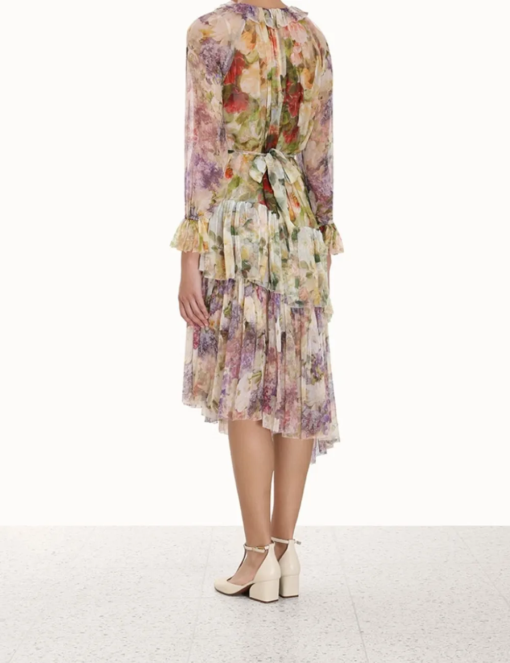 ZIMMERMANN Clothing<Luminosity Frill Midi Dress