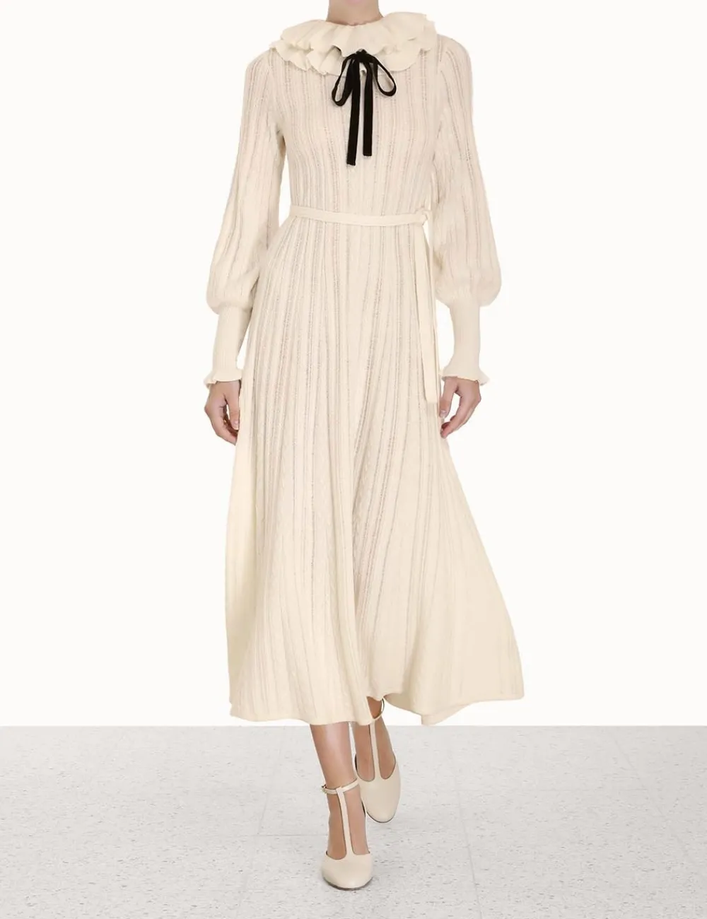 ZIMMERMANN Clothing<Luminosity Frill Neck Dress
