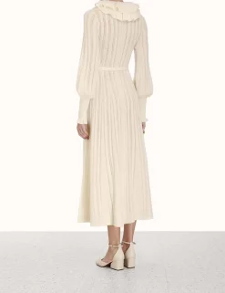 ZIMMERMANN Clothing<Luminosity Frill Neck Dress