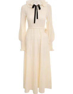 ZIMMERMANN Knitwear<Luminosity Frill Neck Dress