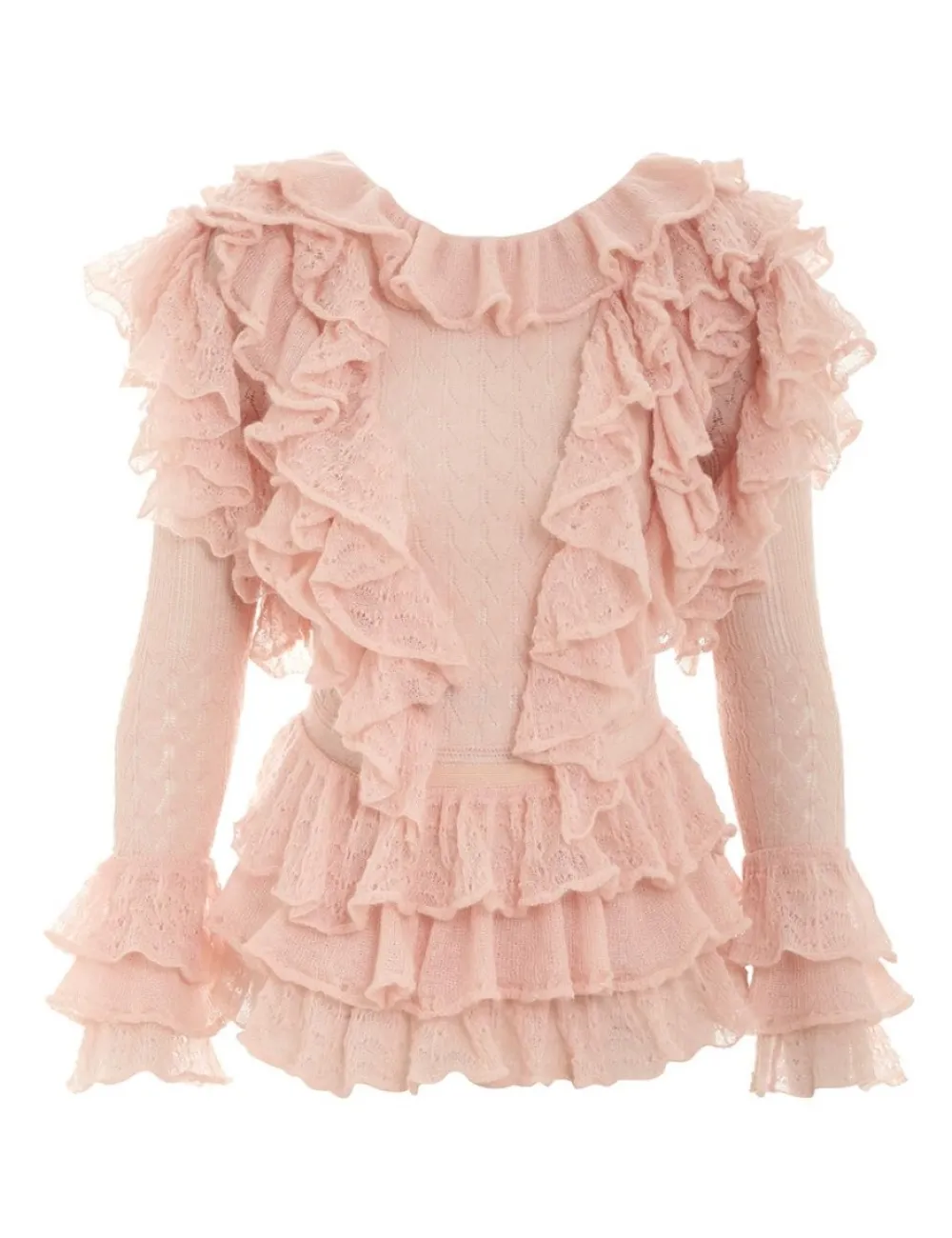 ZIMMERMANN Luminosity<Luminosity Frill V-Neck Top