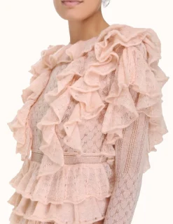 ZIMMERMANN Luminosity<Luminosity Frill V-Neck Top