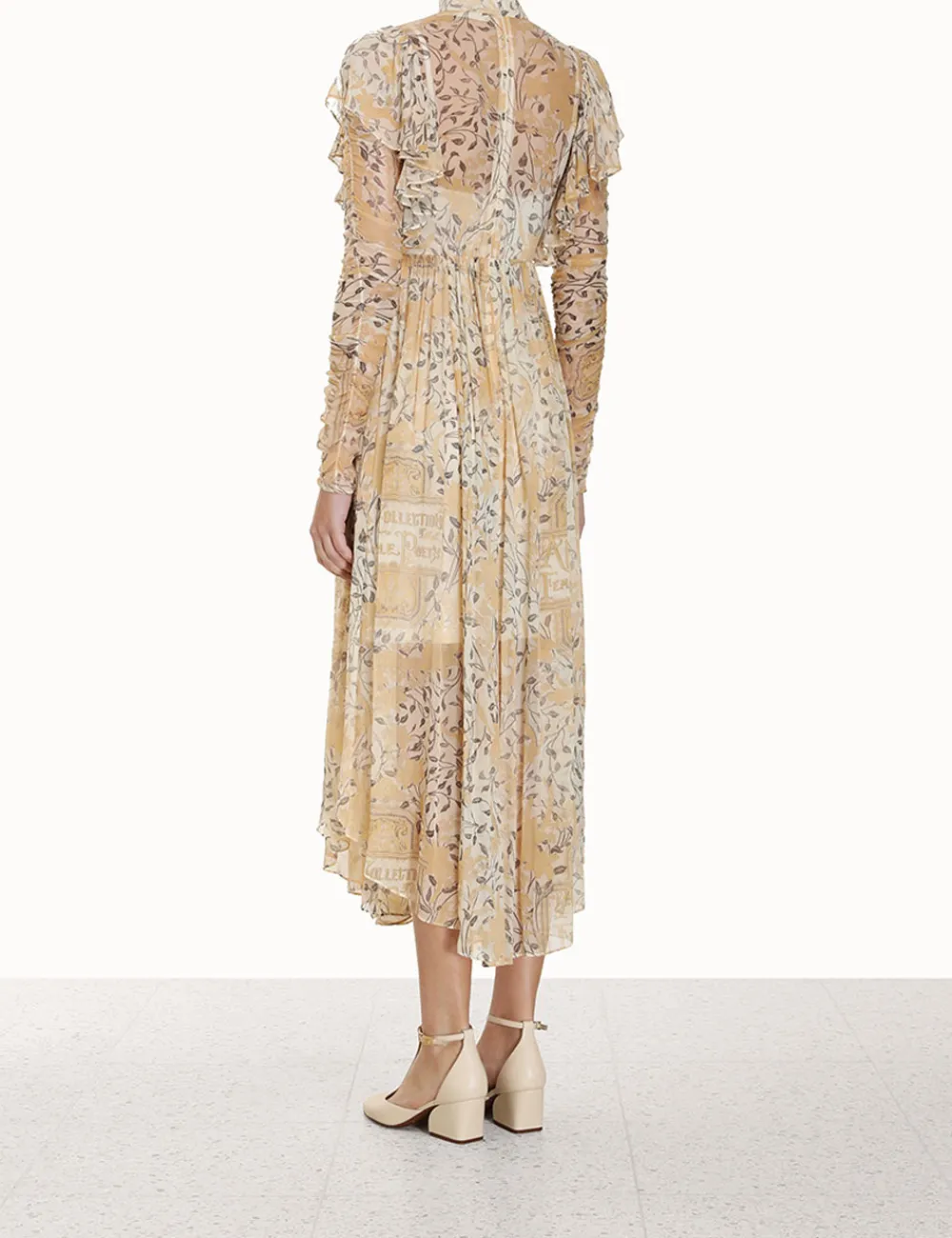 ZIMMERMANN Clothing<Luminosity Gathered Midi Dress