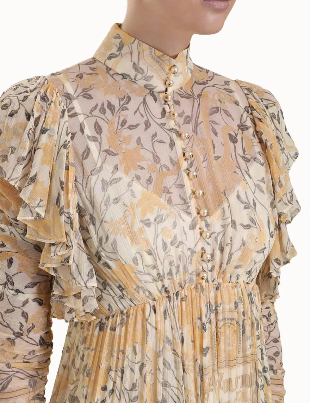 ZIMMERMANN Clothing<Luminosity Gathered Midi Dress