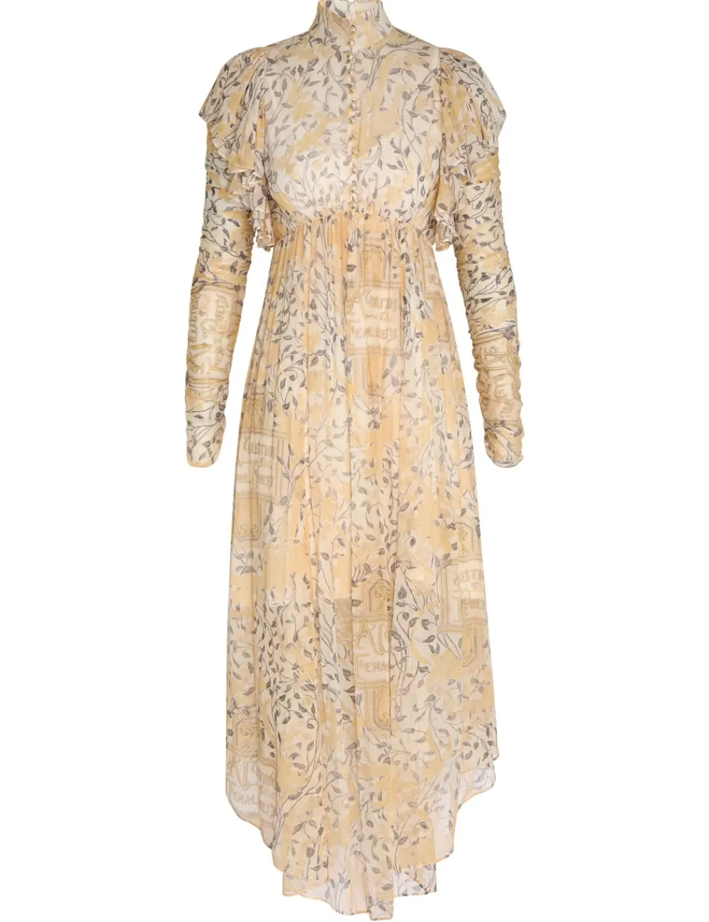 ZIMMERMANN Dresses<Luminosity Gathered Midi Dress