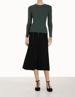 ZIMMERMANN Knitwear<Luminosity Knit Panelled Skirt
