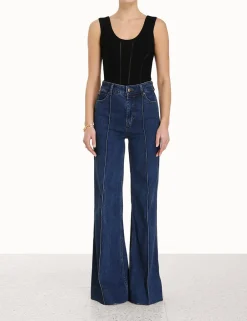 ZIMMERMANN Tops<Luminosity Knit Panelled Tank