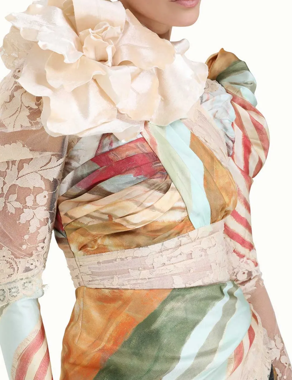 ZIMMERMANN Dresses<Luminosity Lace Drape Mini