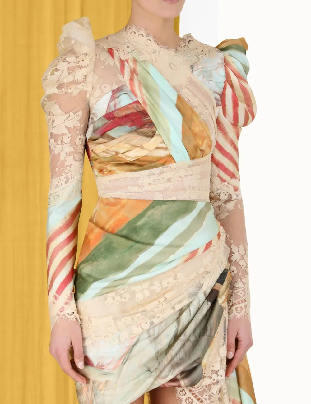 ZIMMERMANN Clothing<Luminosity Lace Drape Mini