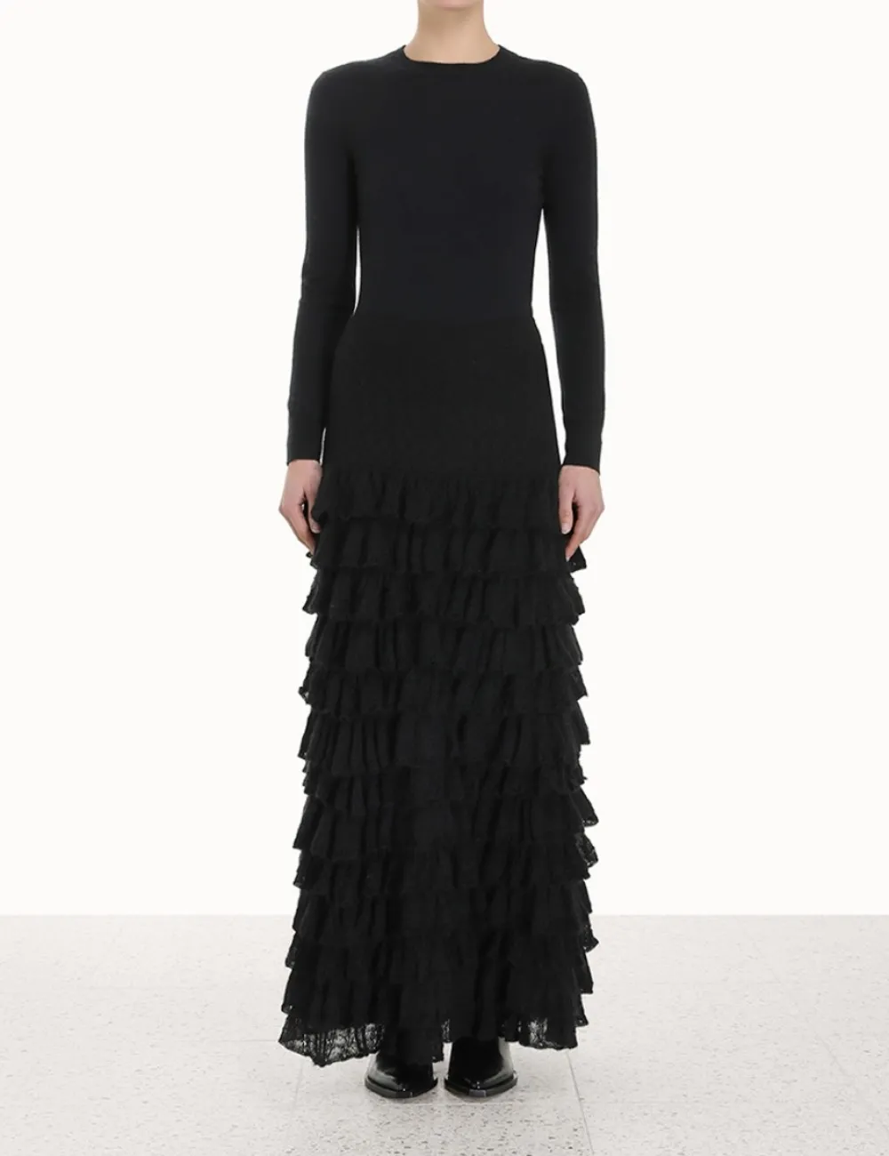 ZIMMERMANN Skirts<Luminosity Lace Frill Skirt