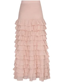 ZIMMERMANN Clothing<Luminosity Lace Frill Skirt