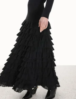 ZIMMERMANN Luminosity<Luminosity Lace Frill Skirt