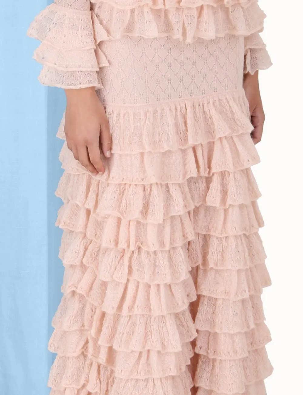 ZIMMERMANN Skirts<Luminosity Lace Frill Skirt