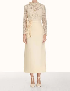 ZIMMERMANN Tops<Luminosity Lace Paneled Blouse