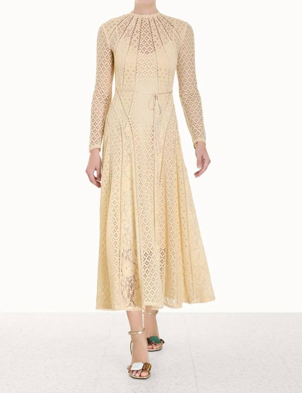 ZIMMERMANN Luminosity<Luminosity Lace Panelled Midi