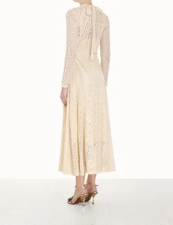ZIMMERMANN Clothing<Luminosity Lace Panelled Midi