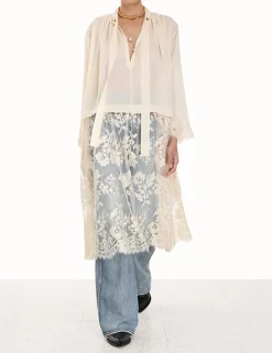 ZIMMERMANN In Denim<Luminosity Lace Shirt
