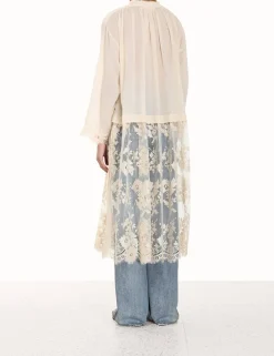 ZIMMERMANN In Denim<Luminosity Lace Shirt