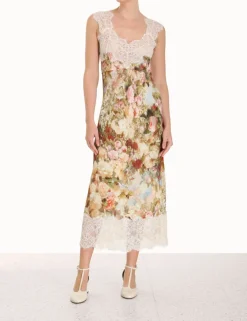 ZIMMERMANN Dresses<Luminosity Lace Slip Dress