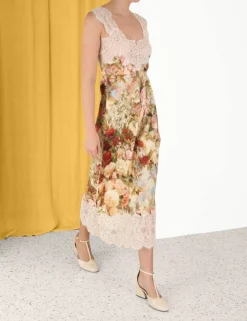 ZIMMERMANN Dresses<Luminosity Lace Slip Dress