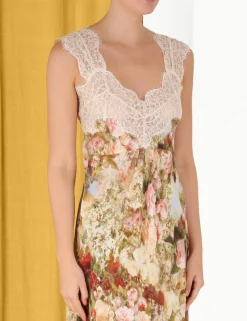 ZIMMERMANN Dresses<Luminosity Lace Slip Dress