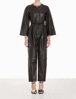 ZIMMERMANN Jumpsuits & Playsuits<Luminosity Leather Jumpsuit