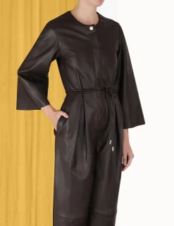 ZIMMERMANN Jumpsuits & Playsuits<Luminosity Leather Jumpsuit