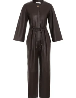 ZIMMERMANN Luminosity<Luminosity Leather Jumpsuit
