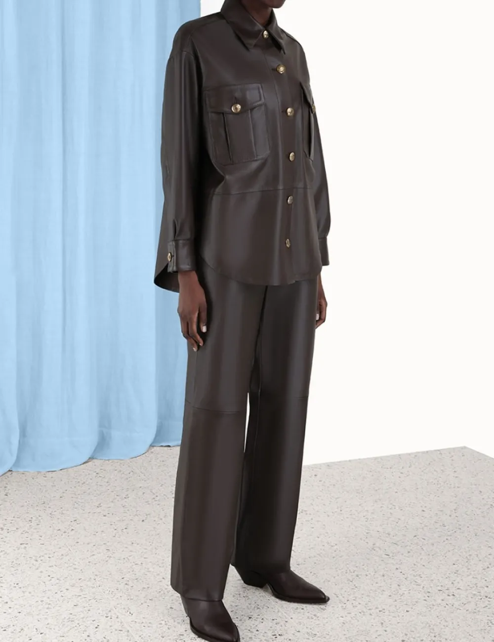 ZIMMERMANN Shorts & Pants<Luminosity Leather Pant