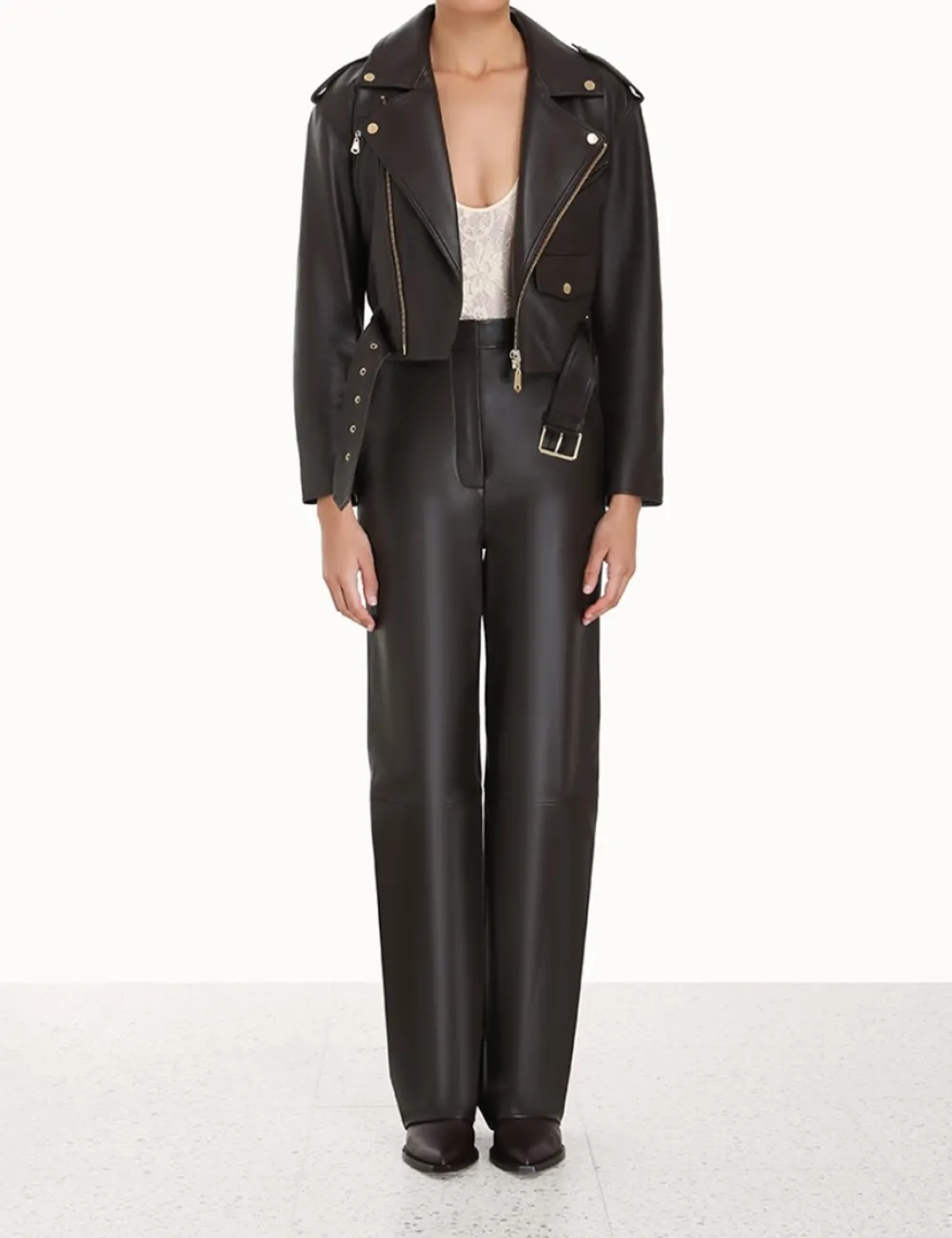 ZIMMERMANN Clothing<Luminosity Leather Pant