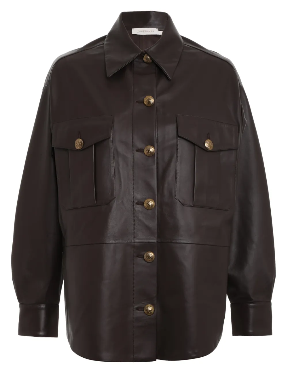 ZIMMERMANN Luminosity<Luminosity Leather Shirt