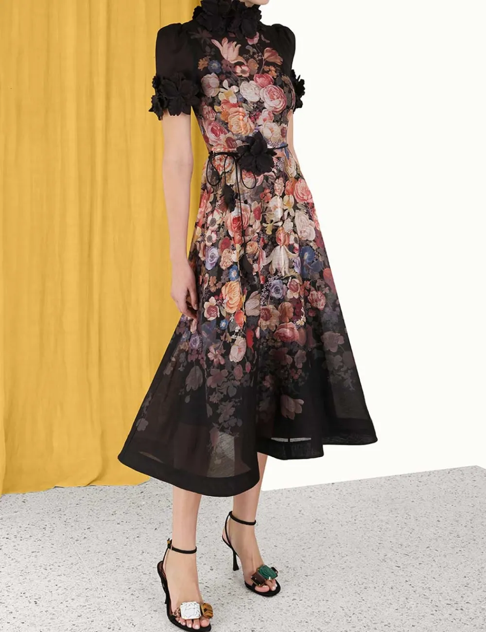 ZIMMERMANN Luminosity<Luminosity Liftoff Flower Midi