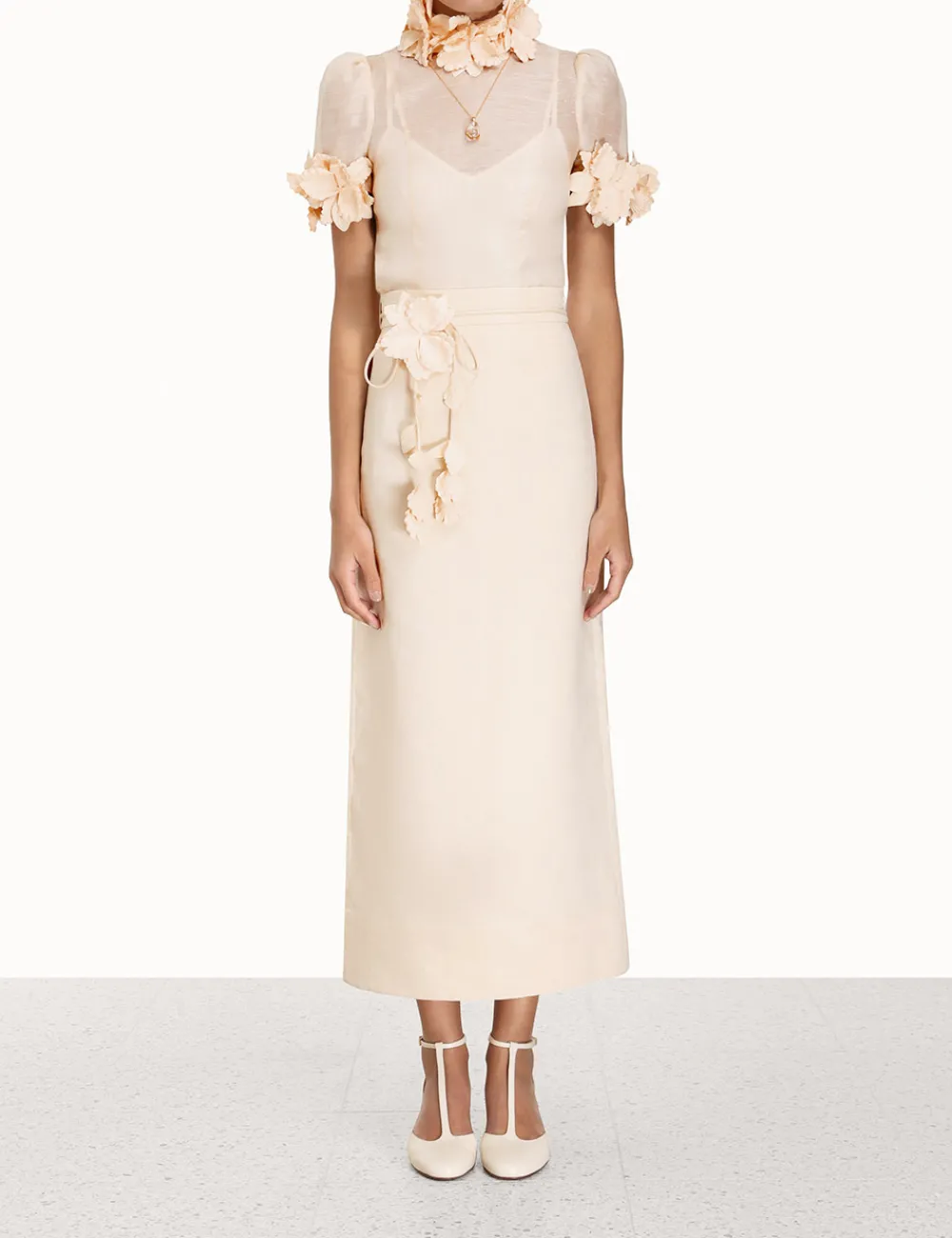 ZIMMERMANN Tops<Luminosity Liftoff Flower Top