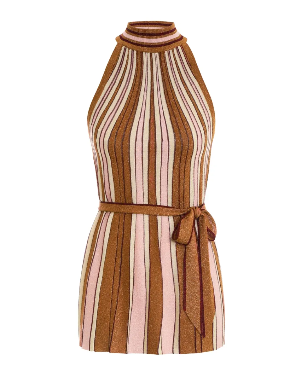 ZIMMERMANN Tops<Luminosity Lurex Halter Top