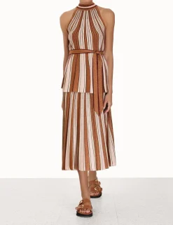 ZIMMERMANN Tops<Luminosity Lurex Halter Top
