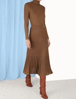 ZIMMERMANN Knitwear<Luminosity Lurex Midi Skirt