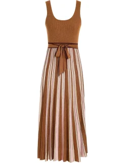ZIMMERMANN Clothing<Luminosity Lurex Scoop Dress