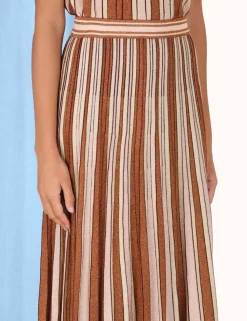 ZIMMERMANN Knitwear<Luminosity Lurex Stripe Skirt