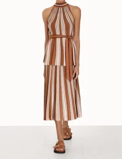 ZIMMERMANN Skirts<Luminosity Lurex Stripe Skirt