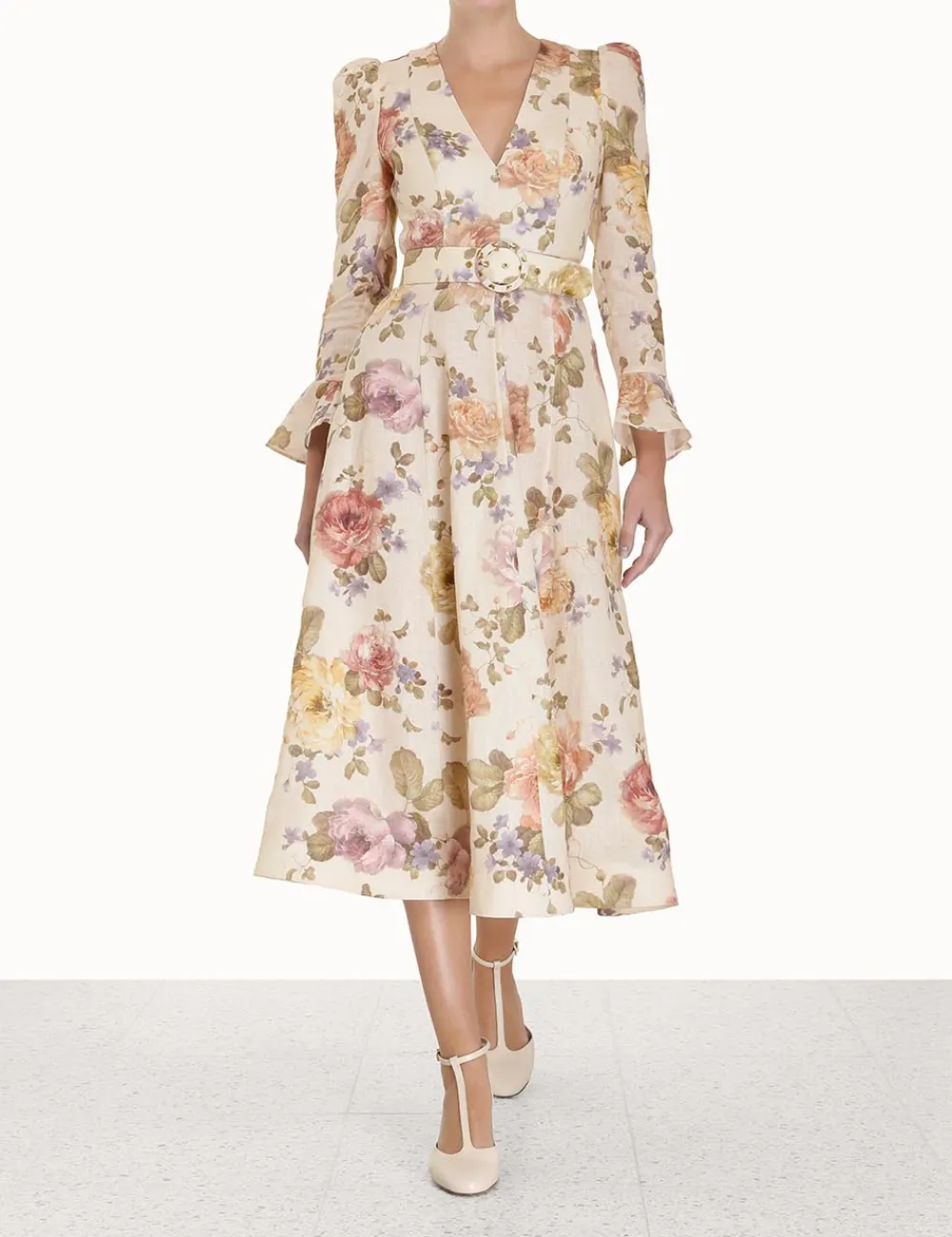 ZIMMERMANN Clothing<Luminosity Midi Dress