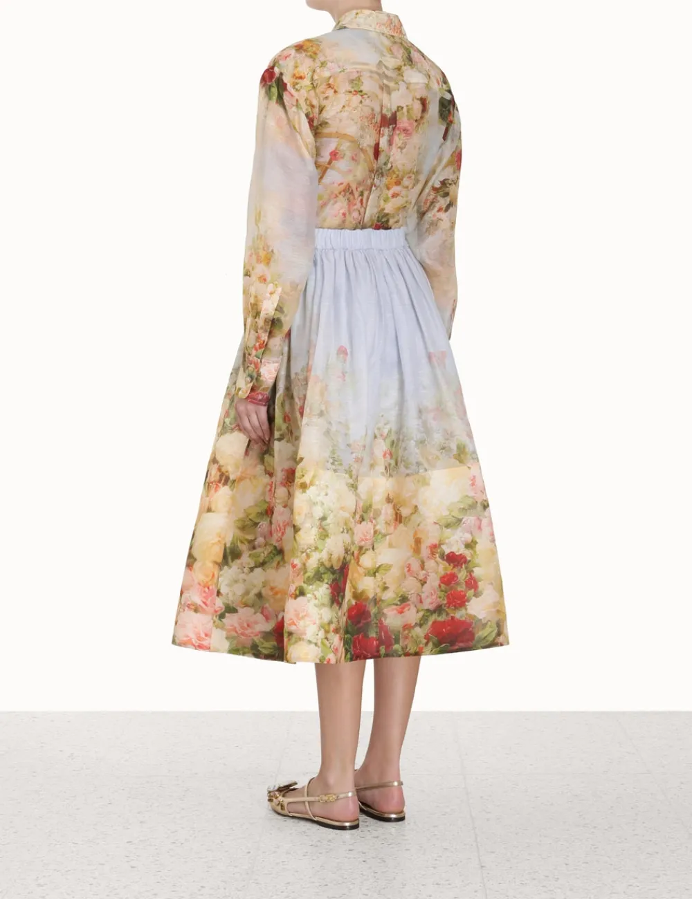 ZIMMERMANN Skirts<Luminosity Midi Skirt