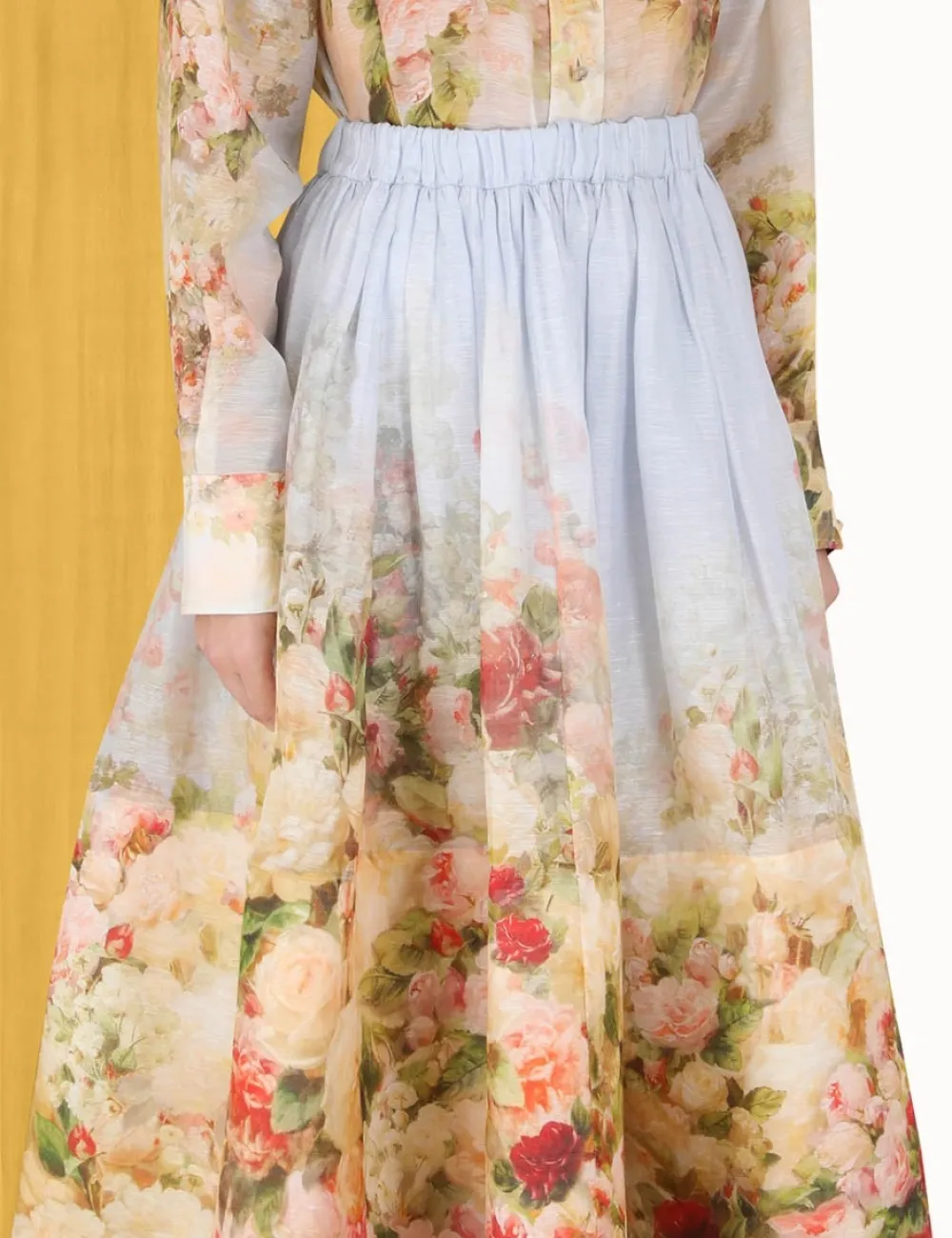ZIMMERMANN Skirts<Luminosity Midi Skirt
