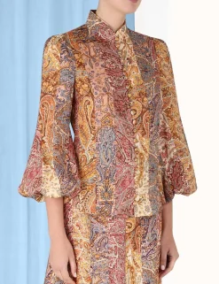 ZIMMERMANN Luminosity<Luminosity Paisley Blouse