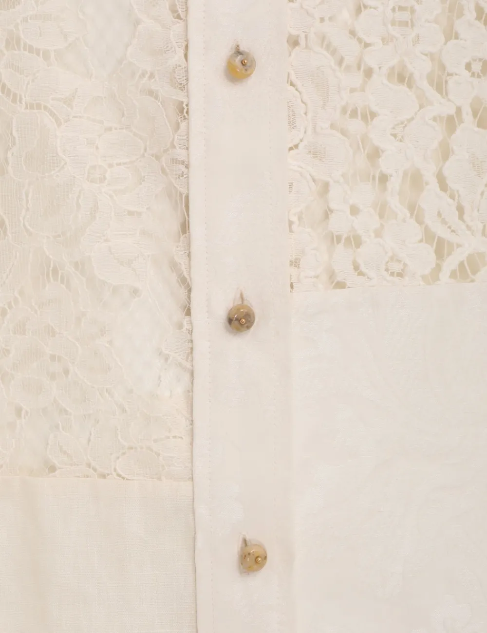 ZIMMERMANN Clothing<Luminosity Patch Lace Shirt