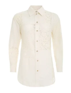 ZIMMERMANN Luminosity<Luminosity Patch Lace Shirt
