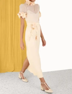 ZIMMERMANN In Denim<Luminosity Pencil Midi Skirt