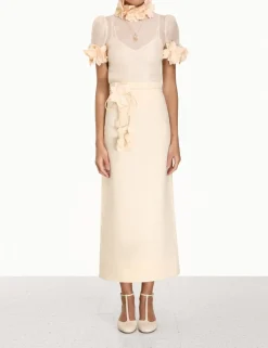 ZIMMERMANN Clothing<Luminosity Pencil Midi Skirt