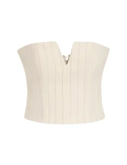ZIMMERMANN Luminosity<Luminosity Pinstripe Bustier