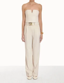 ZIMMERMANN Tops<Luminosity Pinstripe Bustier
