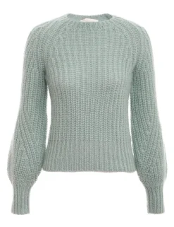 ZIMMERMANN In Denim<Luminosity Raglan Sweater